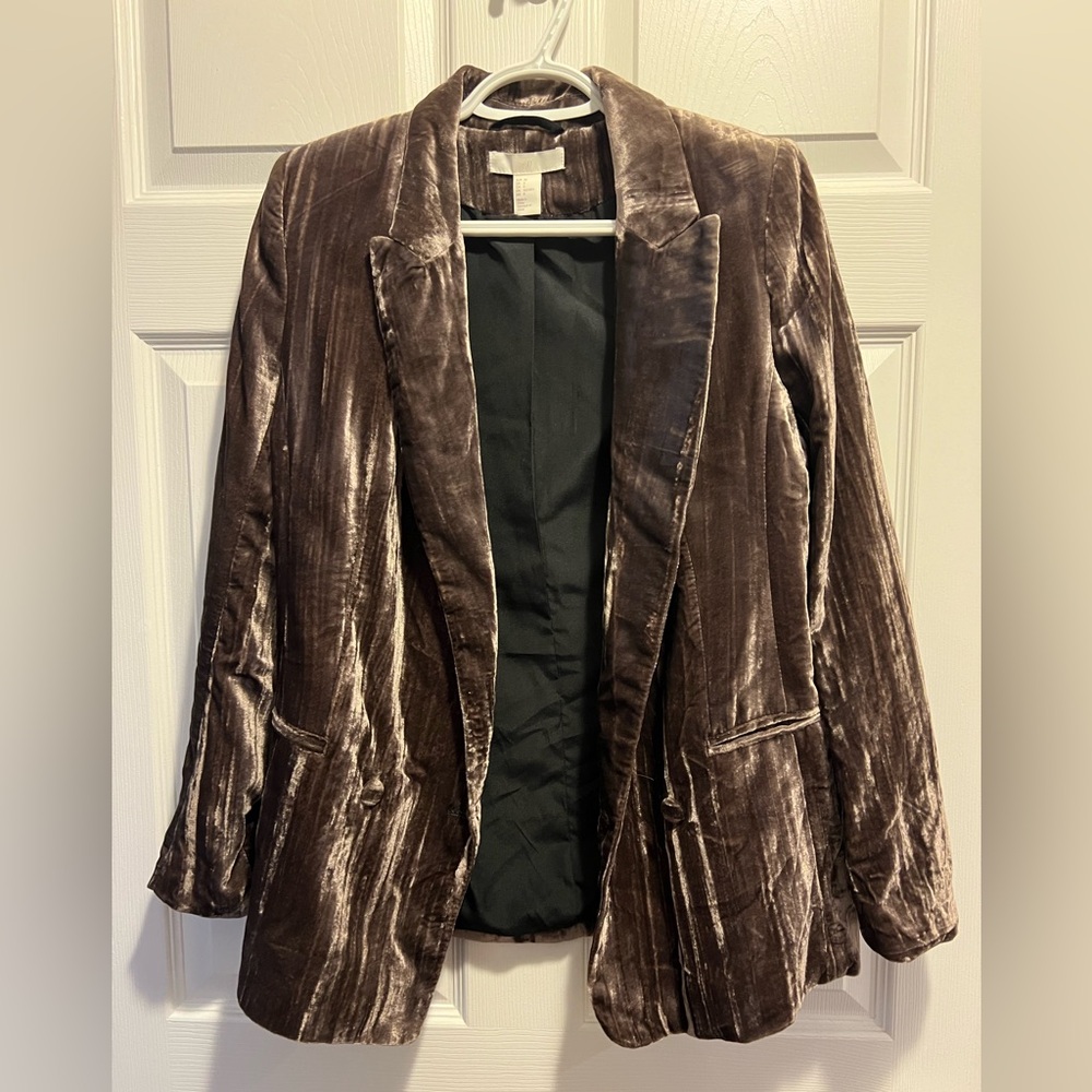 Velvet blazer